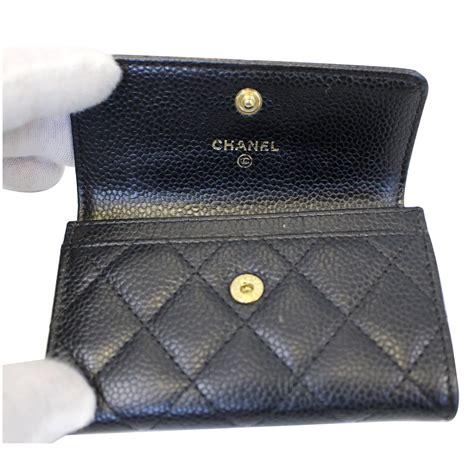 chanel book card holder|chanel card holder with flap.